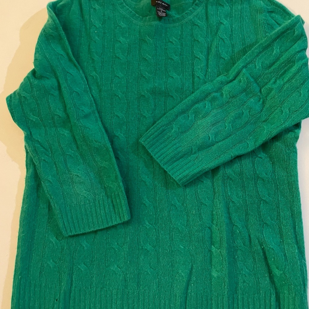 Emerald Green Cashmere Sweater